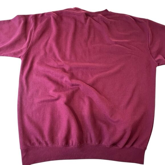 Sequoia National Forest Burgundy Crewneck Sweatshirt, Unisex XL - Picture 2 of 9